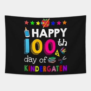 Happy 100 Days Of Kindergaten Awesome T shirt For Tapestry