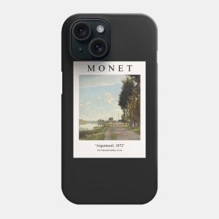 Claude Monet Argenteuil Exhibition Wall Poster Art Print Phone Case