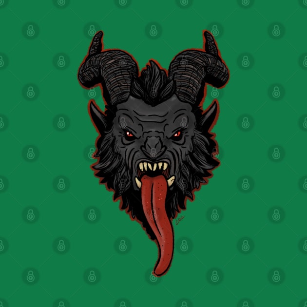 Krampus head by CKline