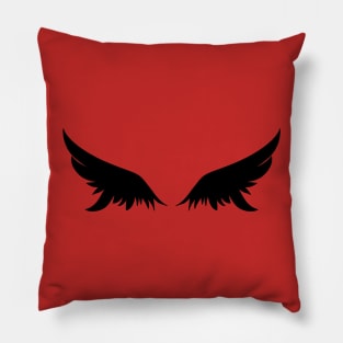 Black Wings Pillow