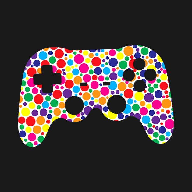 Colorful Polka Dot Game Controller International Dot Day Kid by patelmillie51