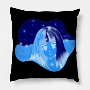 Mystery Girl Pillow