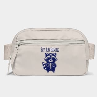 Busy Aura Farming, funny raccoon looking too cool Bag