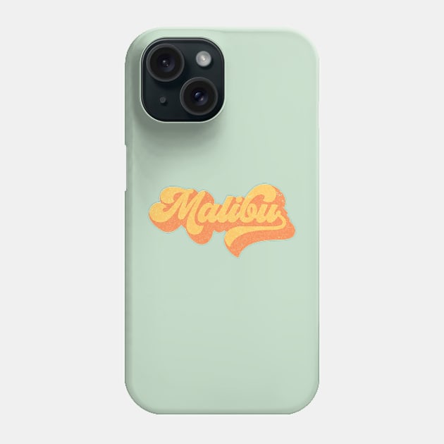 Retro Vintage Malibu Capital Phone Case by lavishgigi