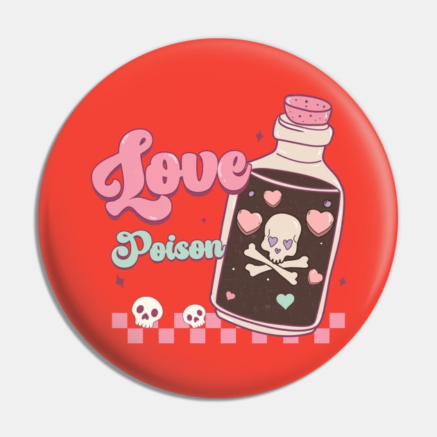 Love Poison Couples Love Happy Valentines Day Pin by Pop Cult Store