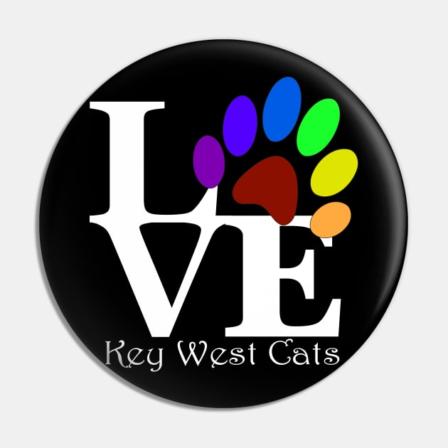 LOVE Key West Cats Pin by PolydactylLove