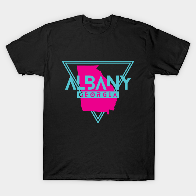 Discover Albany Georgia Retro Vintage Triangle GA - Albany - T-Shirt