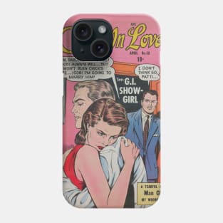 Vintage Romance Comic Book Cover - Girls In Love Phone Case