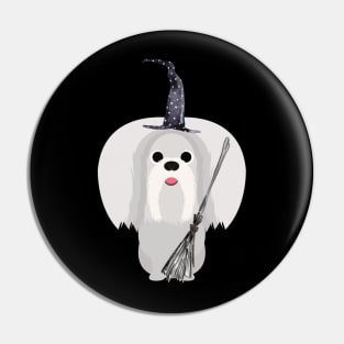 Maltese Halloween Fancy Dress Costume Pin