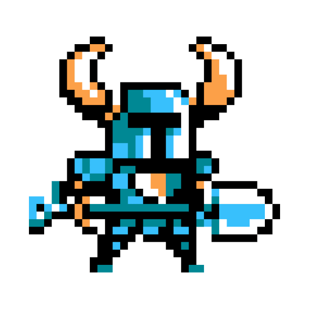 Shovel Knight Sprite by SpriteGuy95