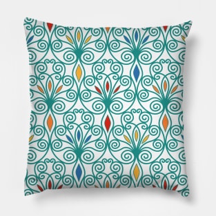 Victorian 2.0 Teal Pillow