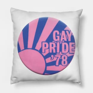 Gay Pride 1978 Vintage Pillow