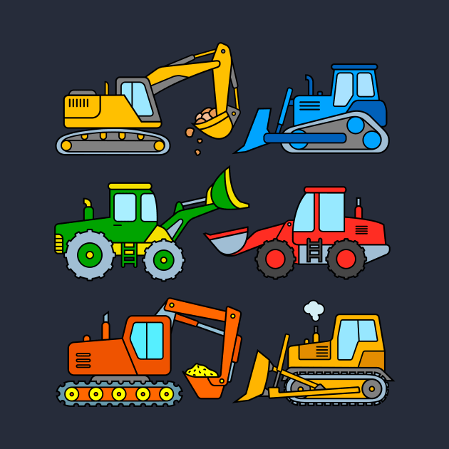 Diggers Bulldozers by samshirts