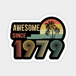 43 Years Old Awesome Since 1979 Gifts 43th Birthday Gift Magnet
