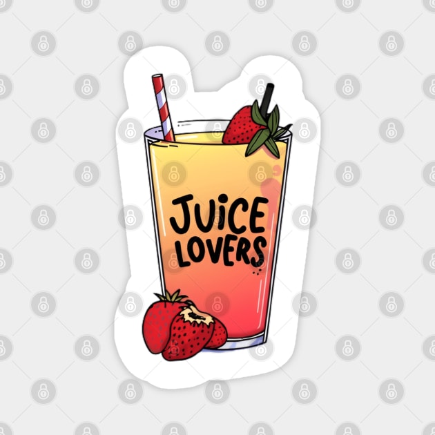 Fruit juice lovers Magnet by Spaceboyishere