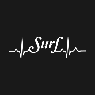 surfing, heart, rate, beach shirt,surf, surfer,shirt, summer shirt, T-Shirt