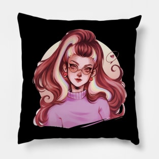 Girl vintage design Pillow