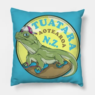 Tuatara New Zealand Pillow