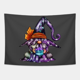 Starry Wizard Gnome Tapestry