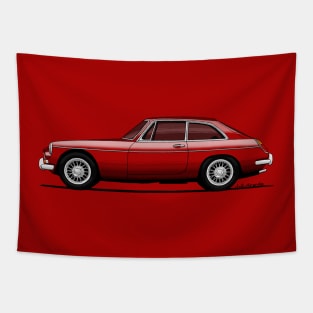 Drawing of the beautiful classic british coupe Tapestry