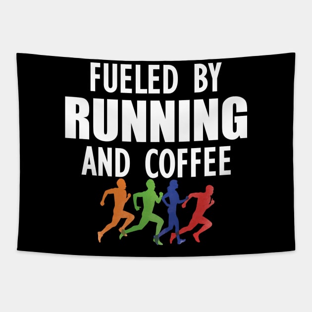 Runner - Fueled by running and coffee w Tapestry by KC Happy Shop