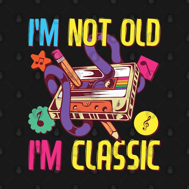 90s Outfit Women & Men, 80s Costume, I'm Not Old I'm Classic by auviba-design