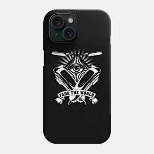 Fade the World Hairdresser Logo Phone Case