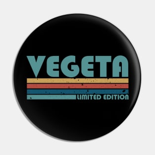 Proud Limited Edition Vegeta Name Personalized Retro Styles Pin