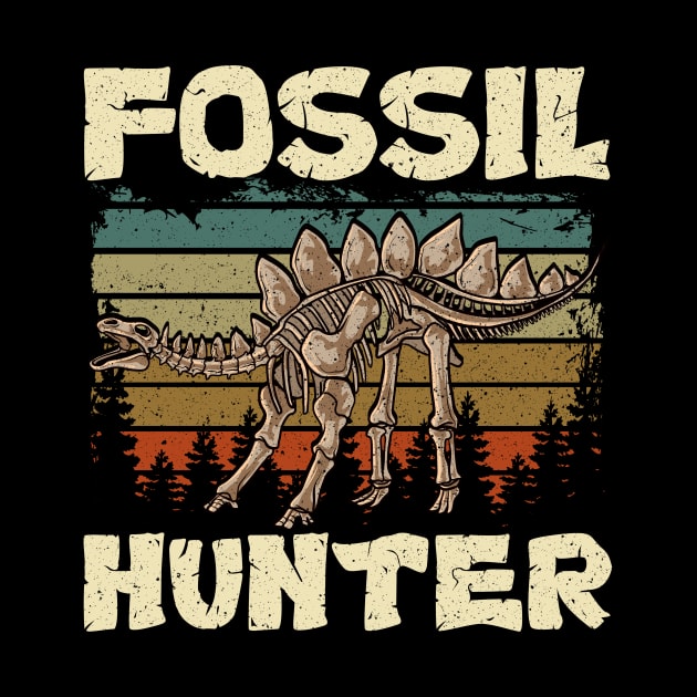 Cute & Funny Fossil Hunter Paleontology Dinosaur by theperfectpresents