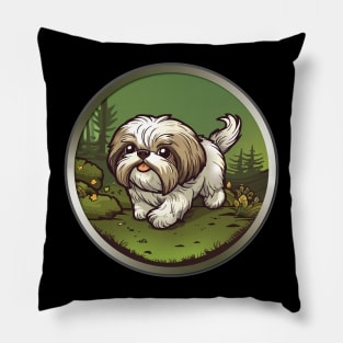 Shih Tzu cute Pillow