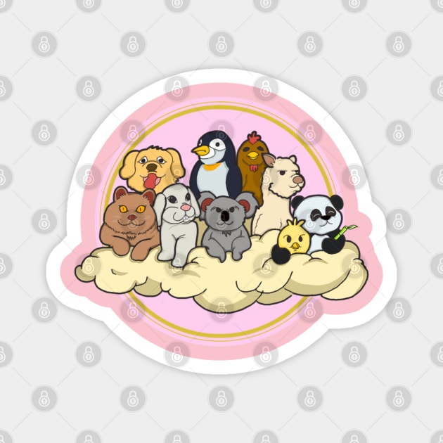 The Pet Squad Magnet by yuliyen