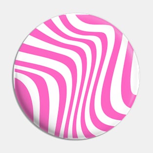 Pink Wavy Pattern #005 Pin