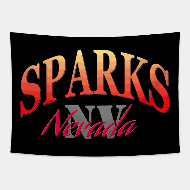 City Pride: Sparks, Nevada Tapestry by Naves