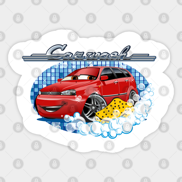 cartoon car wash - Cartoon Car - Sticker | TeePublic cartoon car wash - Cartoon Car - Sticker | TeePublic