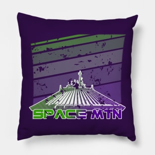 Space Mountain One-Sided T-Shirt Pillow