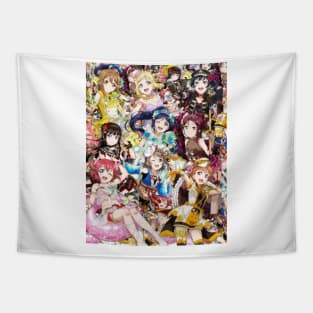 Love Live Sunshine Aqours Collage Tapestry