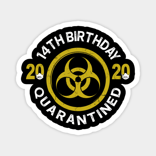 14Th Birthday 2020 Quarantined Graduation Magnet by KiraT