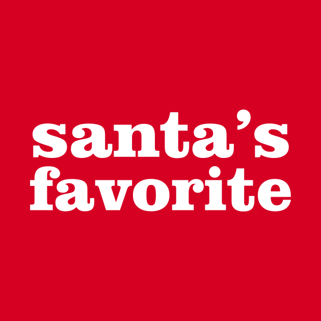 Santa's Favorite by thedesignleague