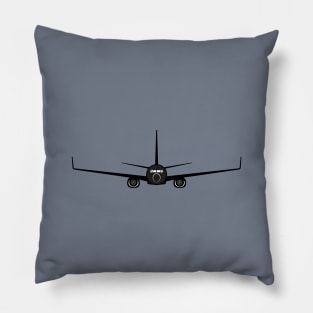 Boeing 737 - Commercial Passenger Jet Airliner Pillow