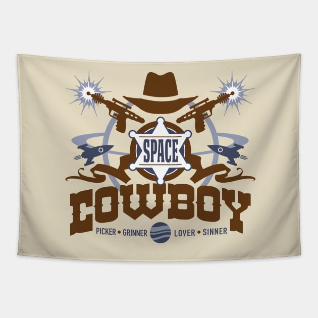 Space Cowboy Tapestry by DesignWise