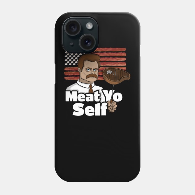 Meat Yo Self Phone Case by jayveezed