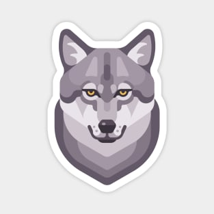 Wolf Head Magnet