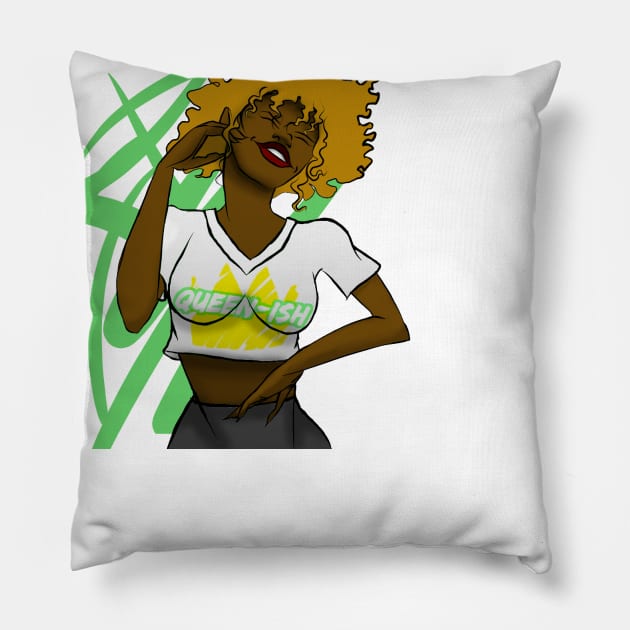 Queen-ish Pillow by Dan_via_winter