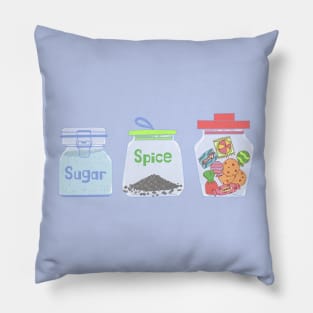 Sugar, spice and everything nice powerpuff girls Pillow