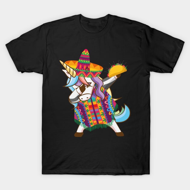 Sombrero Unicorn Dabbing Cinco De Mayo T-Shirt Sombrero Unicorn Dabbing Cinco De Mayo T-Shirt