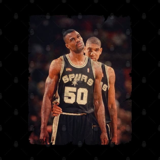 Twin Towers in The 1999 Finals - David Robinson by Wendyshopart