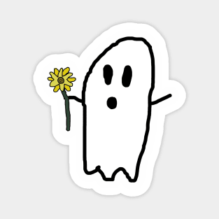 Sunflower Ghost Magnet