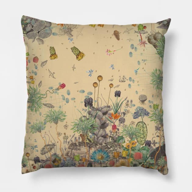 Surrounded Garden Pillow by lazykite