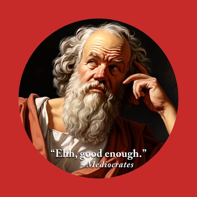“Ehh, good enough.” - Mediocrates by HtCRU