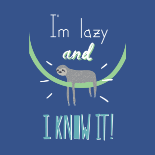 Lazy Sloth T-Shirt